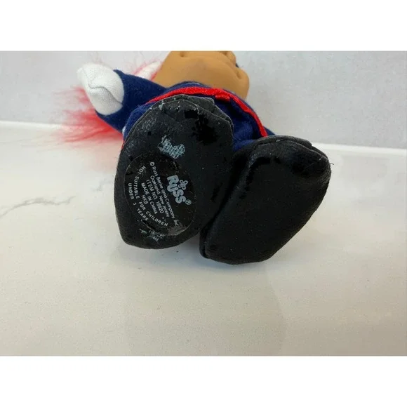 Vintage Russ Berrie Troll My Lucky U.S. Marine 5 in - Picture 4 of 4